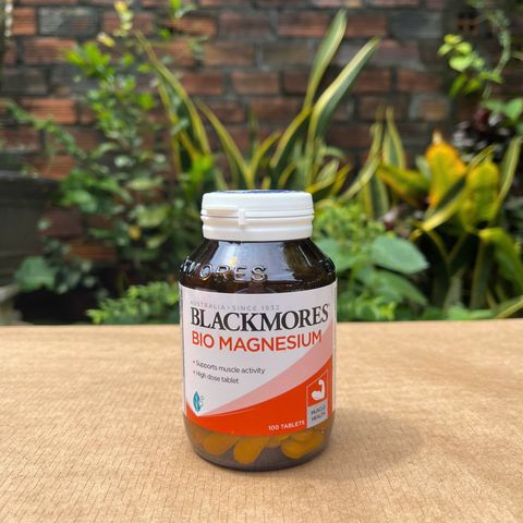 Viên uống Magiê Blackmores Bio Magnesium Hỗ Trợ Cơ Bắp, Tim Mạch và Hệ Thần Kinh - Thực Phẩm Bảo Vệ Sức Khỏe 100 Viên Úc
