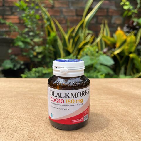Viên Uống Hỗ Trợ Tim Mạch Blackmores CoQ10 150mg - Tăng Cường Sức Khỏe Tim Mạch và Mạch Máu, 30 Viên