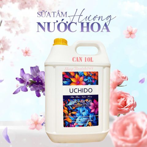 Sữa Tắm UCHIDO Hương Nước Hoa Quyến Rũ, Dưỡng Ẩm & Lưu Hương Suốt Ngày - Dung Tích 1000ml, Sản Phẩm Chăm Sóc Da Cao Cấp Nhật Bản