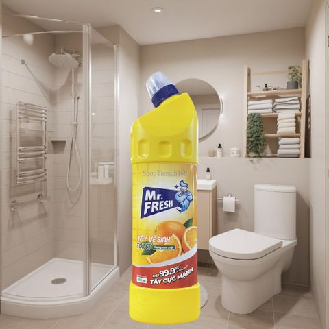 Chai tẩy vệ sinh Toilet đậm đặc Mr.Fresh 900ml - Hương Chanh Sả và Cam Quýt, Diệt Trùng 99.9% và Khử Mùi Hiệu Quả