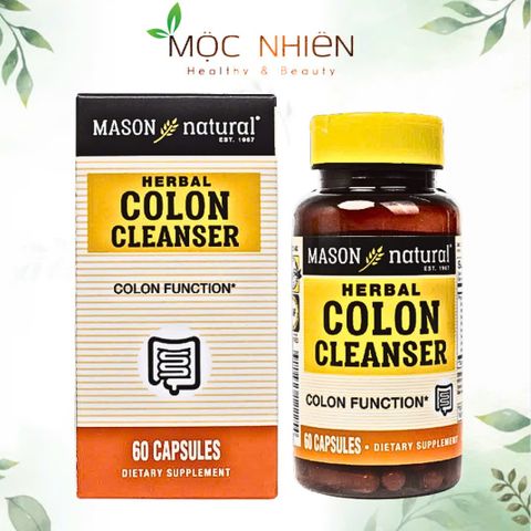Viên Uống Thải Độc Đại Tràng Colon Herbal Cleanser 60 Viên - Hỗ Trợ Tiêu Hóa, Cân Bằng Hệ Vi Sinh Đường Ruột, Detox Tự Nhiên
