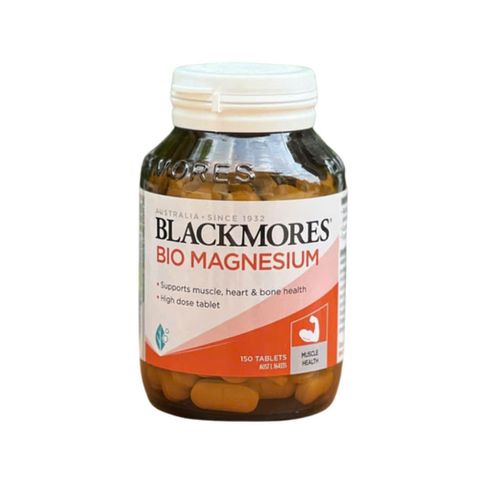 Viên uống Blackmores Bio Magnesium 100 viên - Hỗ trợ cơ bắp, xương và tim mạch, Vitamin B6, D3, C cho sức khỏe tổng thể