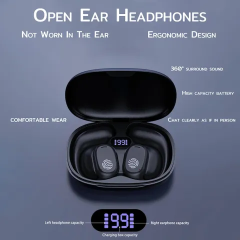 Tai Nghe Bluetooth Không Dây GT280 V5.3 Chống Nước - Âm Thanh HIFI Stereo Cho iPhone & Android, Thời Gian Nghe Lên Đến 9.5 Giờ