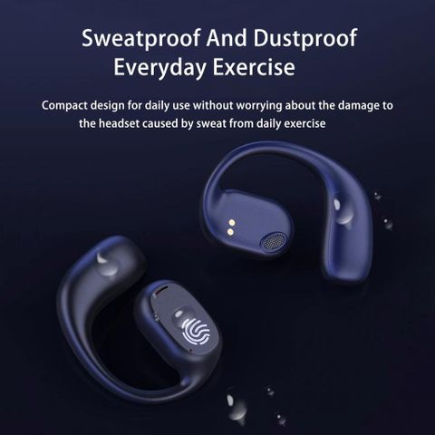 Tai Nghe Bluetooth Không Dây GT280 V5.3 Chống Nước - Âm Thanh STEREO HIFI Cho iPhone và Android, Thời Gian Chạy 9.5 Giờ