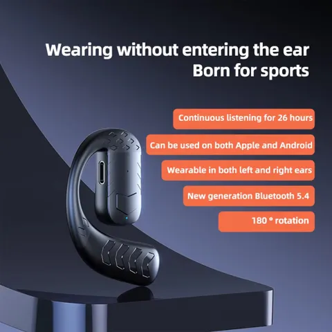 Tai Nghe Bluetooth V5.4 T30 Giảm Tiếng Ồn Không Dây - Âm Thanh Stereo Thể Thao, Pin Trâu Dành Cho Lái Xe Shipper