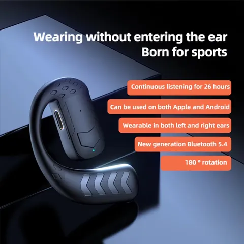 Tai Nghe Bluetooth V5.4 T30 Giảm Tiếng Ồn Không Dây - Âm Thanh Stereo Thể Thao, Pin Trâu Dành Cho Lái Xe Shipper