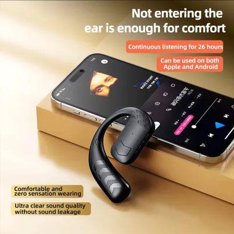 Tai Nghe Bluetooth V5.4 T30 Giảm Tiếng Ồn Không Dây - Âm Thanh Stereo Thể Thao, Pin Trâu Dành Cho Lái Xe Shipper