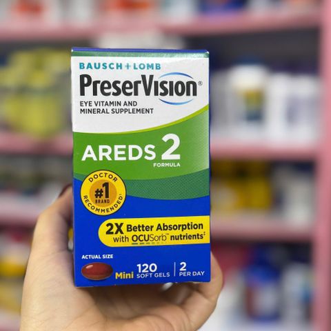 Viên Uống Bổ Mắt PreserVision Areds 2 Formula - Hỗ Trợ Thị Lực, Chống Lão Hóa Mắt Cho Người Già