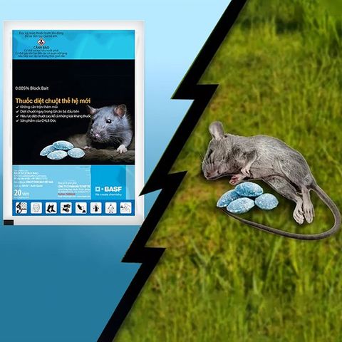 Thuốc Diệt Chuột Storm 0.005% - Viên Nén Hàng Chính Hãng 20 Viên - Hiệu Quả Cao, An Toàn Cho Người và Vật Nuôi