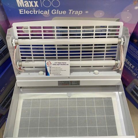 Đèn Bẫy Côn Trùng Maxx 100 - Hiệu Quả Tấm Keo Dính, Diệt Mũi Chống Vỡ, Phạm Vi 100m2, An Toàn Đạt Tiêu Chuẩn CE