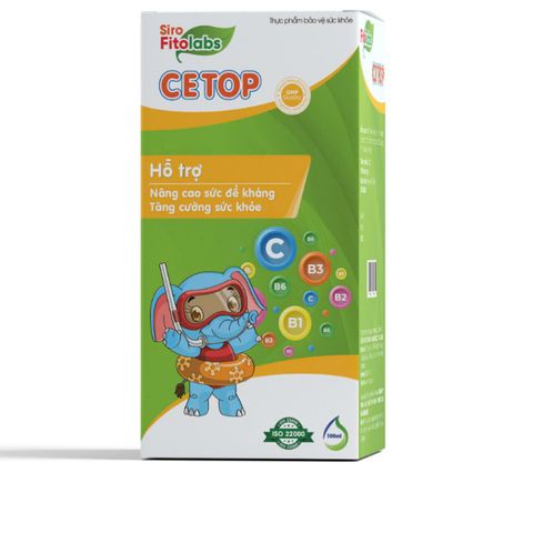 Vitamin Tổng Hợp Cho Bé Fitolabs CETOP - Tăng Cường Miễn Dịch và Hấp Thu Dinh Dưỡng - Lọ 100ml dành cho Trẻ từ 1 tuổi