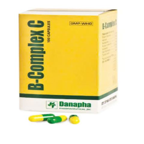 Viên uống B-Complex C 100 viên nang cứng - Tăng cường sức khỏe, hỗ trợ vitamin nhóm B & C, nâng cao sức đề kháng, giảm mệt mỏi.