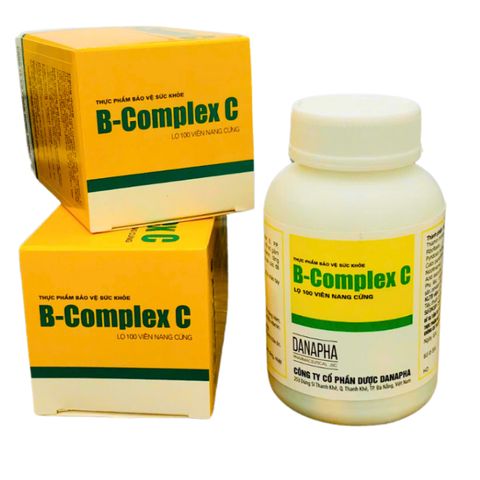 Viên uống B-Complex C 100 viên nang cứng - Tăng cường sức khỏe, hỗ trợ vitamin nhóm B & C, nâng cao sức đề kháng, giảm mệt mỏi.