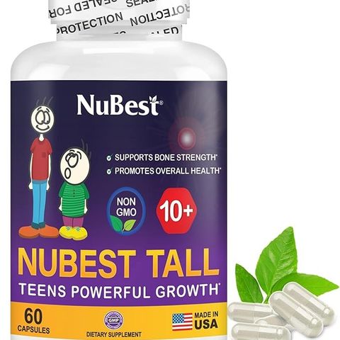 Viên Uống Tăng Chiều Cao Nubest Tall 10+ - Hỗ Trợ Phát Triển Chiều Cao Tự Nhiên Cho Trẻ Em, Bổ Sung Canxi và Vitamin, Sản Xuất Tại Mỹ