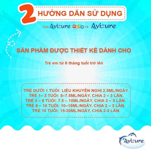 Siro Avisure Muno 100ml - Kháng sinh tự nhiên cho bé, Tăng cường sức đề kháng và hỗ trợ miễn dịch hiệu quả