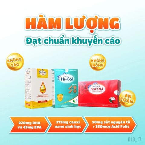 Combo Vitamin Bầu Avisure Mama - Canxi, DHA, Sắt và Folic Acid Hỗ Trợ Sức Khỏe Mẹ và Phát Triển Thai Nhi