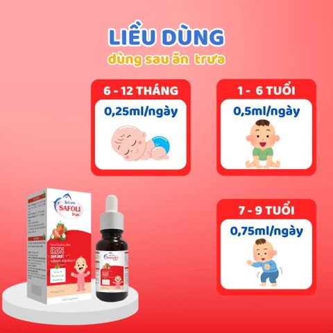Combo Avisure D3MK7 và Safoli - Bổ sung Vitamin D3 & Sắt Hữu Cơ Cho Bé Tăng Cân, Tăng Chiều Cao 20ml