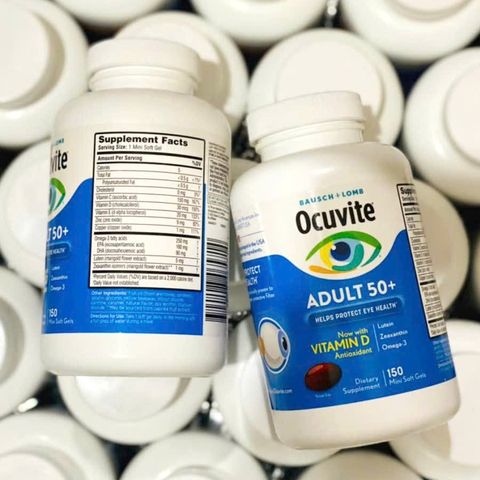 Bổ mắt Ocuvite Adult 50+ USA 150 viên