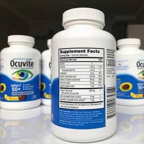 Bổ mắt Ocuvite Adult 50+ USA 150 viên