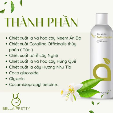Dầu Gội V-Naturecare Chăm Sóc Tóc - Sạch Gàu, Mượt Tóc, Thành Phần Thiên Nhiên - Giải Pháp Tự Nhiên Cho Tóc Khỏe Mạnh