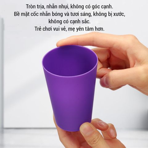 Trò Chơi Xếp Cốc Nhựa Đủ Màu Cho Bé - Rèn Luyện Trí Nhớ Phối Hợp Tay-Mắt Bộ 12 Cốc Cùng Thẻ Câu Đố 23CXC01