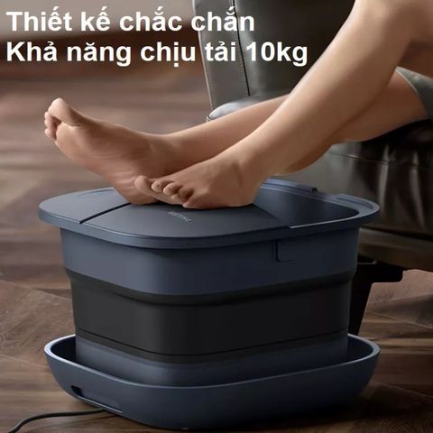 Bồn Ngâm Chân Massage Philips PPM6504 - Thư Giãn Hiện Đại Với Công Nghệ Massage Con Lăn Và Hồng Ngoại UV-C