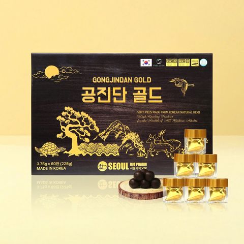 Viên Hoàn Trầm Hương Mật Ong Gongjindan Gold Hàn Quốc - Hỗ Trợ Sức Khỏe, Cải Thiện Giấc Ngủ, Cung Cấp Năng Lượng Tự Nhiên - 60 Viên