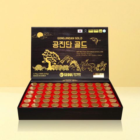 Viên Hoàn Trầm Hương Mật Ong Gongjindan Gold Hàn Quốc - Hỗ Trợ Sức Khỏe, Cải Thiện Giấc Ngủ, Cung Cấp Năng Lượng Tự Nhiên - 60 Viên
