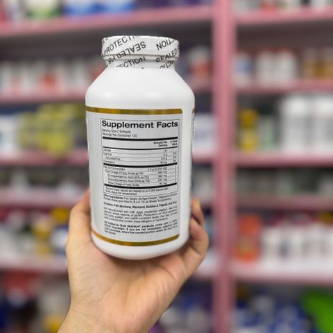 California Gold Nutrition Omega-3 Premium Fish Oil 240 viên - Bổ sung EPA & DHA Tốt cho Tim Mạch và Trí Não, 100% Hàng Mỹ