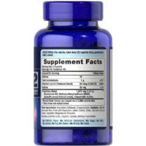 Viên uống bổ khớp Puritan’s Pride Advanced Glucosamine MSM & D3 160 viên hỗ trợ sức khỏe khớp tự nhiên tại Mỹ