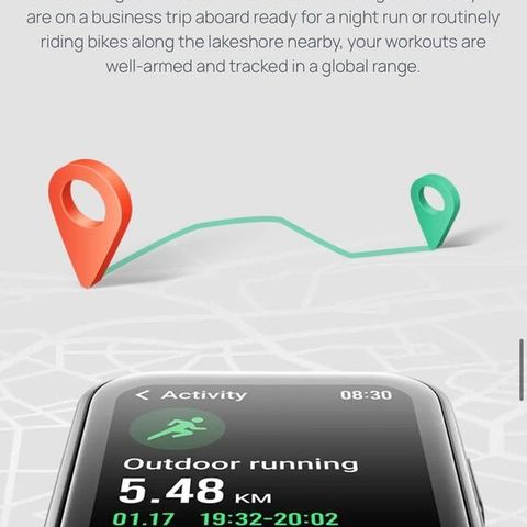Đồng hồ thông minh Maimo Watch Flow - Màn AMOLED 1.6