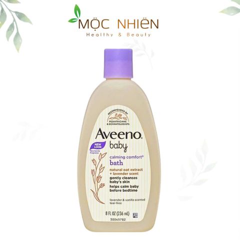 Sữa Tắm Aveeno Baby Calming Comfort 236ml - Hương Lavender & Vanilla Dịu Nhẹ, An Toàn Cho Da Nhạy Cảm Trẻ Em