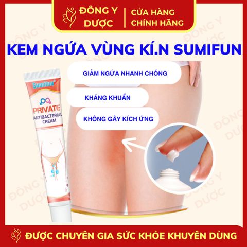 Kem SUMIFUN Giảm Ngứa, Chàm Eczema, Dưỡng Ẩm Vùng Kín Nhạy Cảm - Chăm Sóc Da Tự Nhiên, An Toàn cho Phụ Nữ và Trẻ Em
