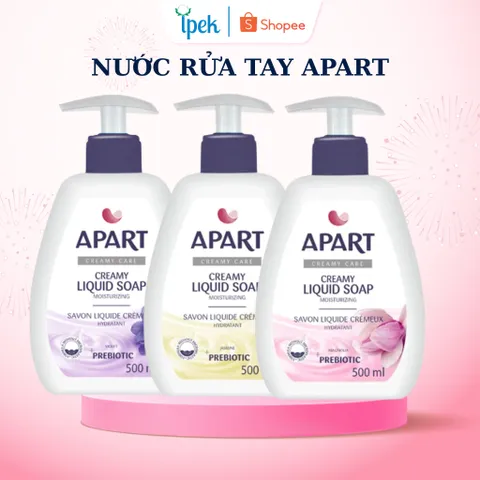 Combo 5 Chai Nước Rửa Tay Apart Dưỡng Da Hương Hoa Violet 500ml - Thiết Kế Tự Nhiên An Toàn Cho Làn Da