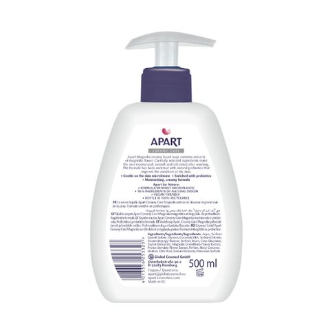 Nước Rửa Tay Apart Dưỡng Ẩm Da Hoa Violet 500ML - Sạch Khuẩn, Hương Thơm Dễ Chịu, An Toàn Cho Mọi Loại Da