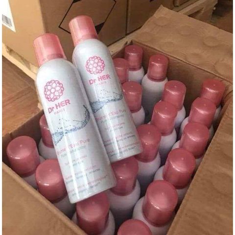 Xịt Khoáng Dr HER Paris 150ML - Chăm Sóc Da Mặt Từ Thiên Nhiên, Công Nghệ Đầu Xịt Nano Siêu Mát Lạnh