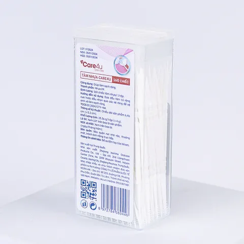 Tăm Nhựa Care4u 160 Chiếc - Tăm Nha Khoa An Toàn Cho Nướu và Lợi, Chất Liệu Nhựa PP, Giúp Làm Sạch Răng Miệng Hiệu Quả