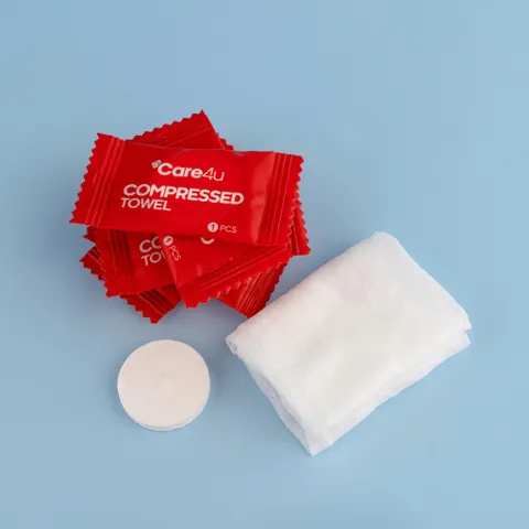 Khăn Nén Cao Cấp An Toàn Cho Da Care4u - 25 Viên/Túi Viscose Thân Thiện Môi Trường, Dễ Dàng Sử Dụng Cho Chăm Sóc Cá Nhân