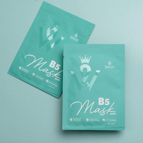 Mặt nạ dưỡng da Daliv Hàn Quốc 27g - Dưỡng ẩm, thải độc, làm sáng da với Hyaluronic Acid và Glutathione, phù hợp mọi loại da