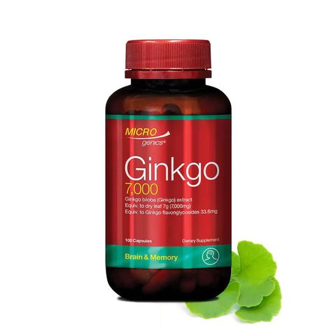 Bổ não Microgenics Ginkgo 7000 Úc 100 viên