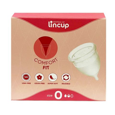 Cốc Nguyệt San Lincup Chính Hãng Mỹ - Mềm Mại, An Toàn, Thiết Kế Đặc Biệt Dành Cho Phụ Nữ Châu Á, Tiết Kiệm Chi Phí, Dễ Sử Dụng