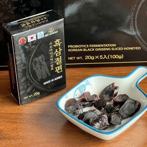 Hắc Sâm Lát Mật Ong BIO APGOLD 100g - Sản Phẩm Hàn Quốc Tăng Cường Sức Khỏe, Hỗ Trợ Sinh Lực và Tuần Hoàn