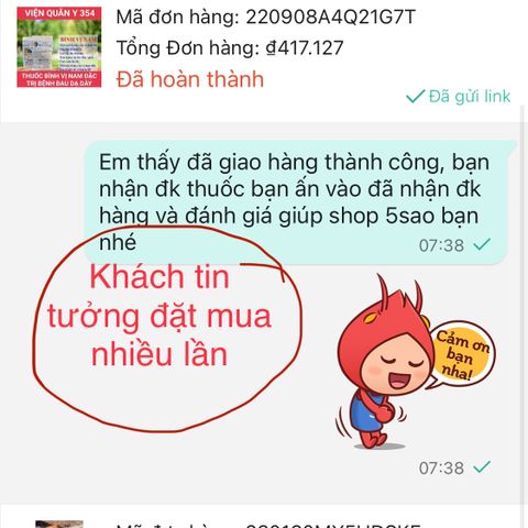Bình Vị Nam vqy 354 - Hỗ Trợ Tiêu Hóa, Liệu Trình 1 Tháng, 300 Viên Uống,