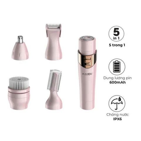 Máy Tỉa Lông Magic B-51 - Máy Triệt Lông Chống Nước IPX6, Sạc USB Type-C, Bảo Hành 12 Tháng, Phụ Kiện Đầy Đủ