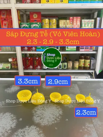 Hộp Đựng Sáp Nhựa 1kg - Nhiều Kích Cỡ (2.3 - 2.9 - 3.3cm) Màu Đỏ - Xanh - Vàng - Trắng, Lý Tưởng Đựng Thăm Sổ Xố