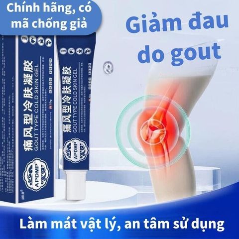 Gel lạnh AMPDP 20g - Giảm đau khớp, gout, sưng viêm, làm mát nhanh, hỗ trợ chăm sóc xương khớp hàng ngày