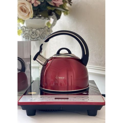 Ấm Đun Nước Arber IN201D 3L - Inox 304 Cao Cấp, Thiết Kế Sang Trọng, Đun Nước Siêu Nhanh, Phù Hợp Mọi Loại Bếp