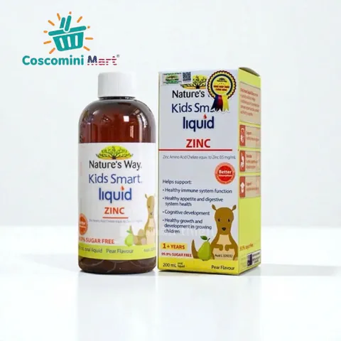 Nature’s Way Kids Smart Kẽm Lỏng - Tăng Cường Sức Đề Kháng & Hệ Tiêu Hóa Cho Trẻ Em (100ml)