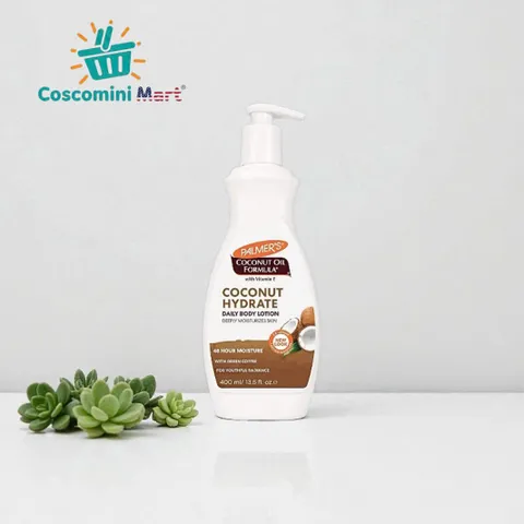 Sữa Dưỡng Thể Palmer’s Coconut Oil - Dưỡng Ẩm Sâu, Phục Hồi Da Khô, 400ml - Sản Phẩm Từ Dầu Dừa Nguyên Chất, An Toàn Cho Da Nhạy Cảm