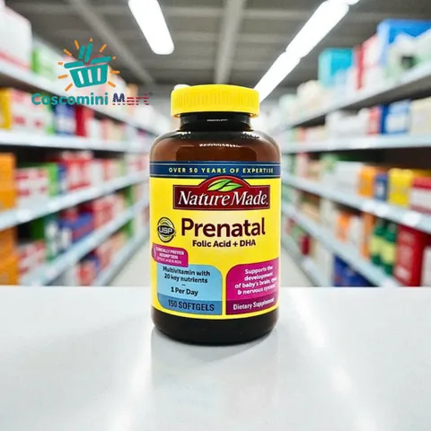 Viên Uống Bổ Sung Vitamin Cho Mẹ Bầu Nature Made Prenatal Multi DHA 150 Viên - Hỗ Trợ Phát Triển Thai Nhi và Sức Khỏe Mẹ Tốt Nhất